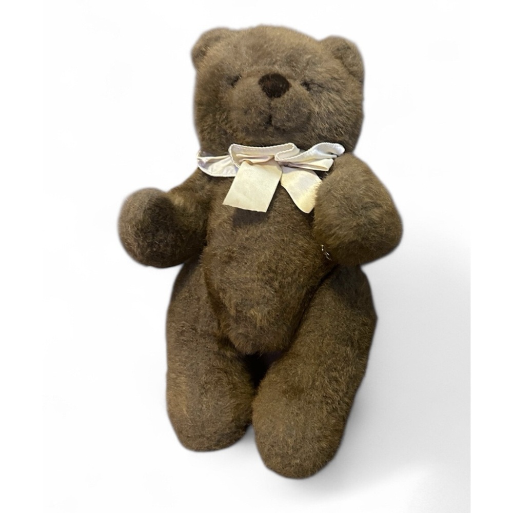Dakin Baron Bear 1986 Limited Edition Brown Teddy Bear Collectible Jointed 13”